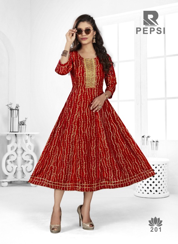 Raashi Pepsi Ethnic Wear Anarkali Kurti Collection